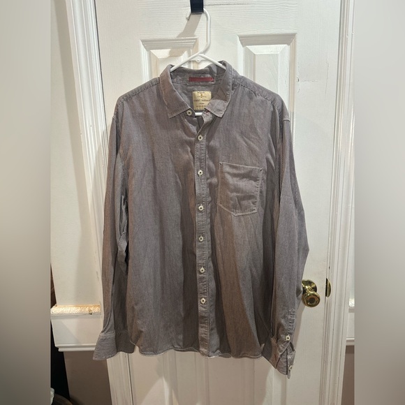 Tommy Bahama Other - Tommy Bahama Jeans Striped Button Down Shirt‎ XL Tencel